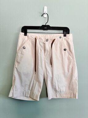 Patagonia Summer Hiking SHORTS WOMEN 6 Rhythm Bermuda DRAWSTRING poplin